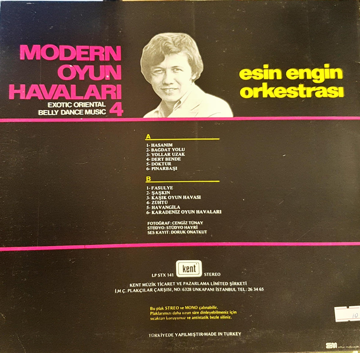 Modern Oyun Havaları 4 – Esin Engin Orkestr ası (Exotic Oriental Belly Dance Music) (1003)