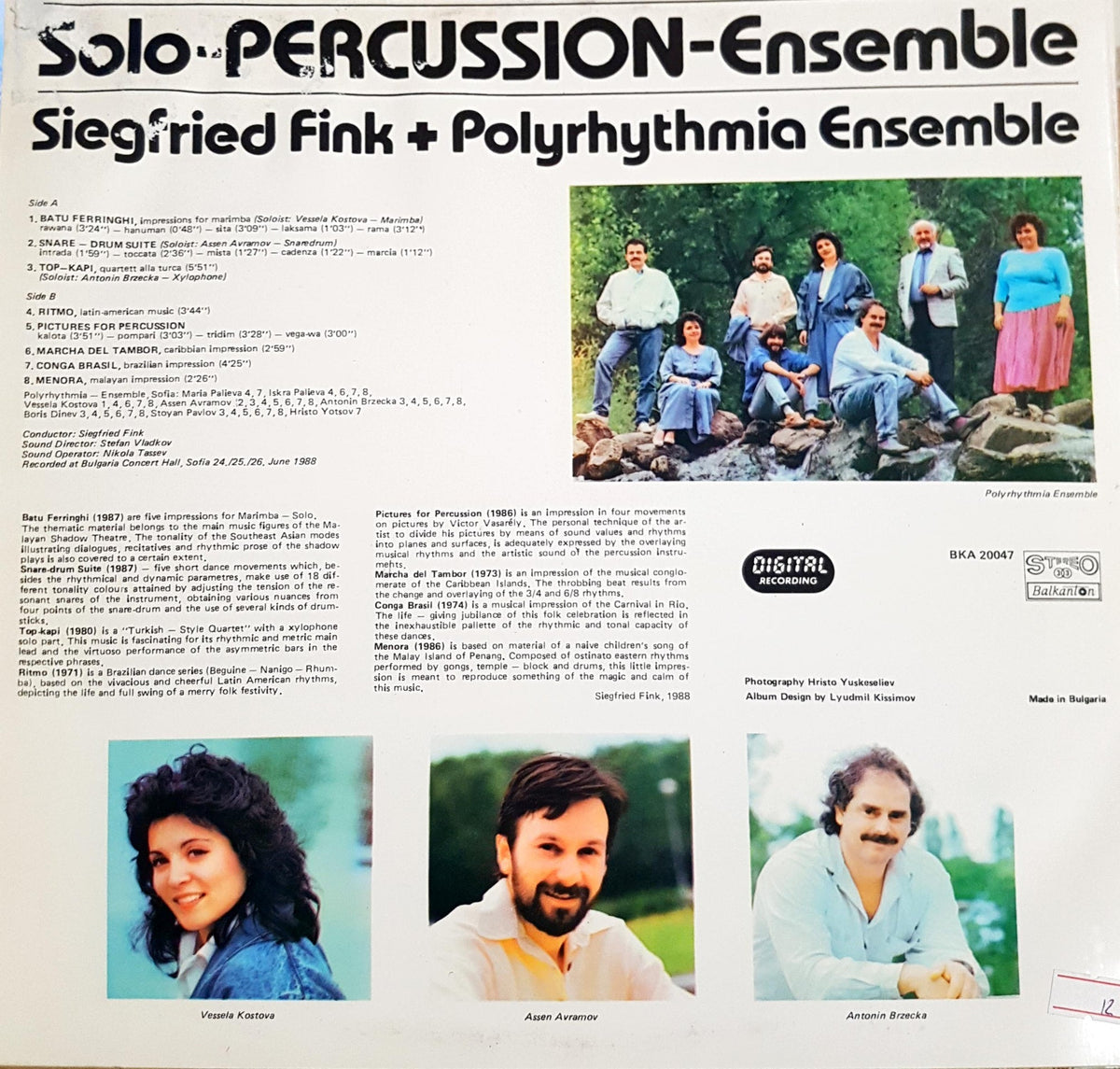 Solo-Percussion-Ensemble – Siegfried Fink + Polyrhythmia Ensemble (307)