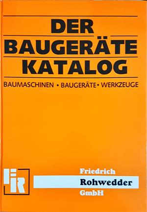 Der Baugерäte Katalog (1030)