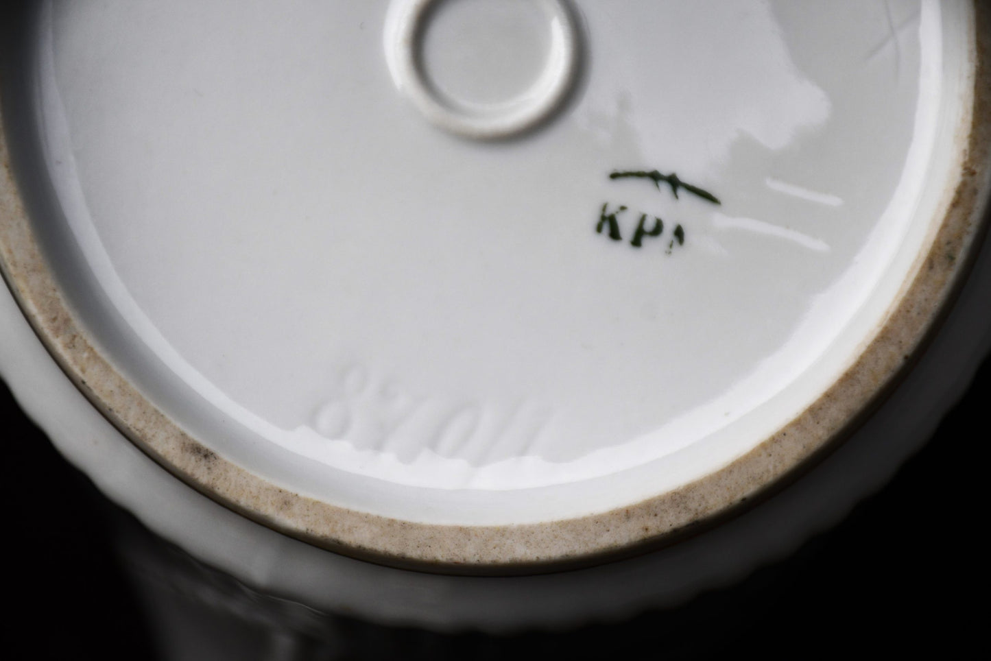 Комплект от голям старинен чайник и кана - KPM