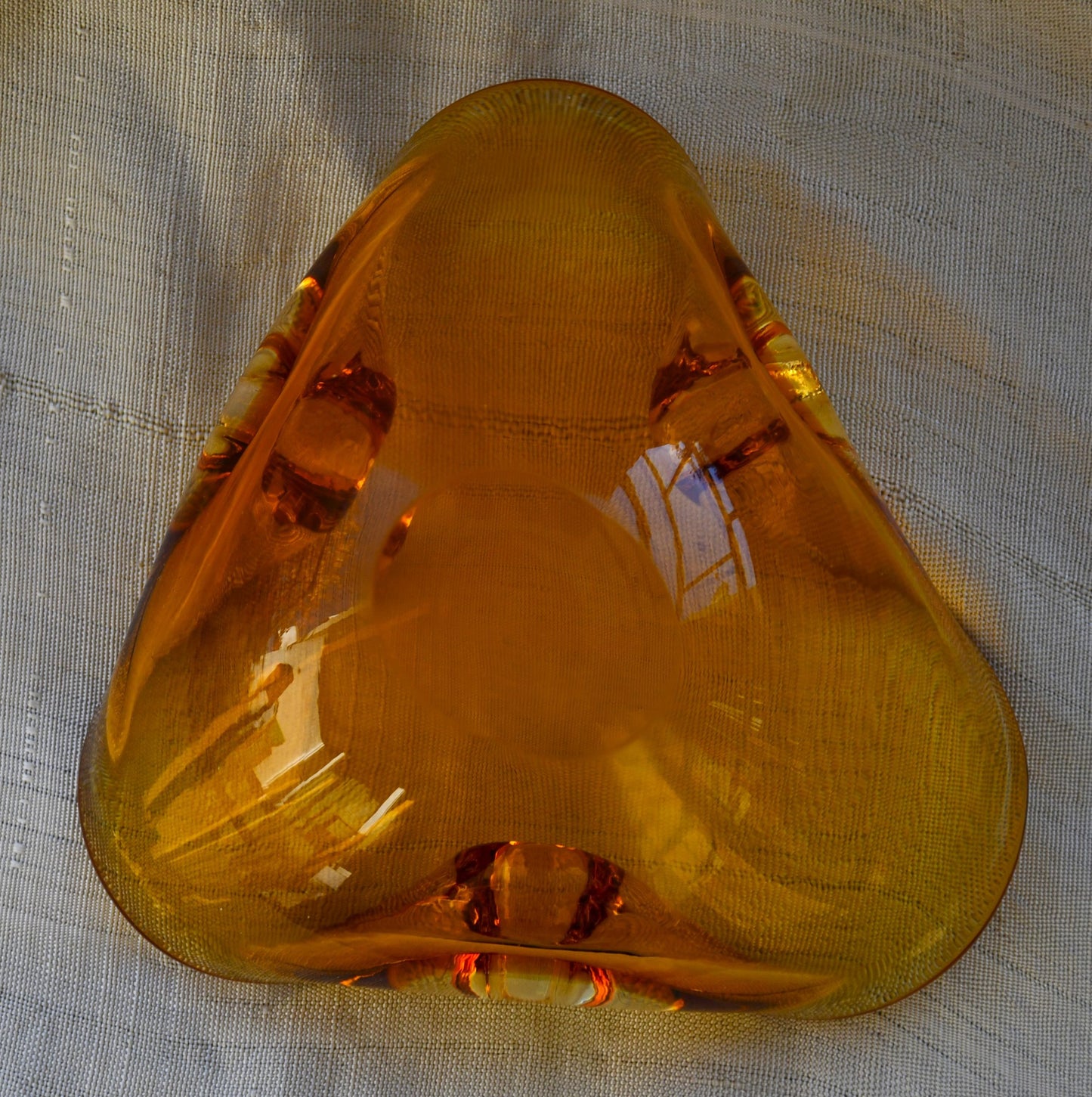 Винтидж пепелник художествено стъкло. Мурано.