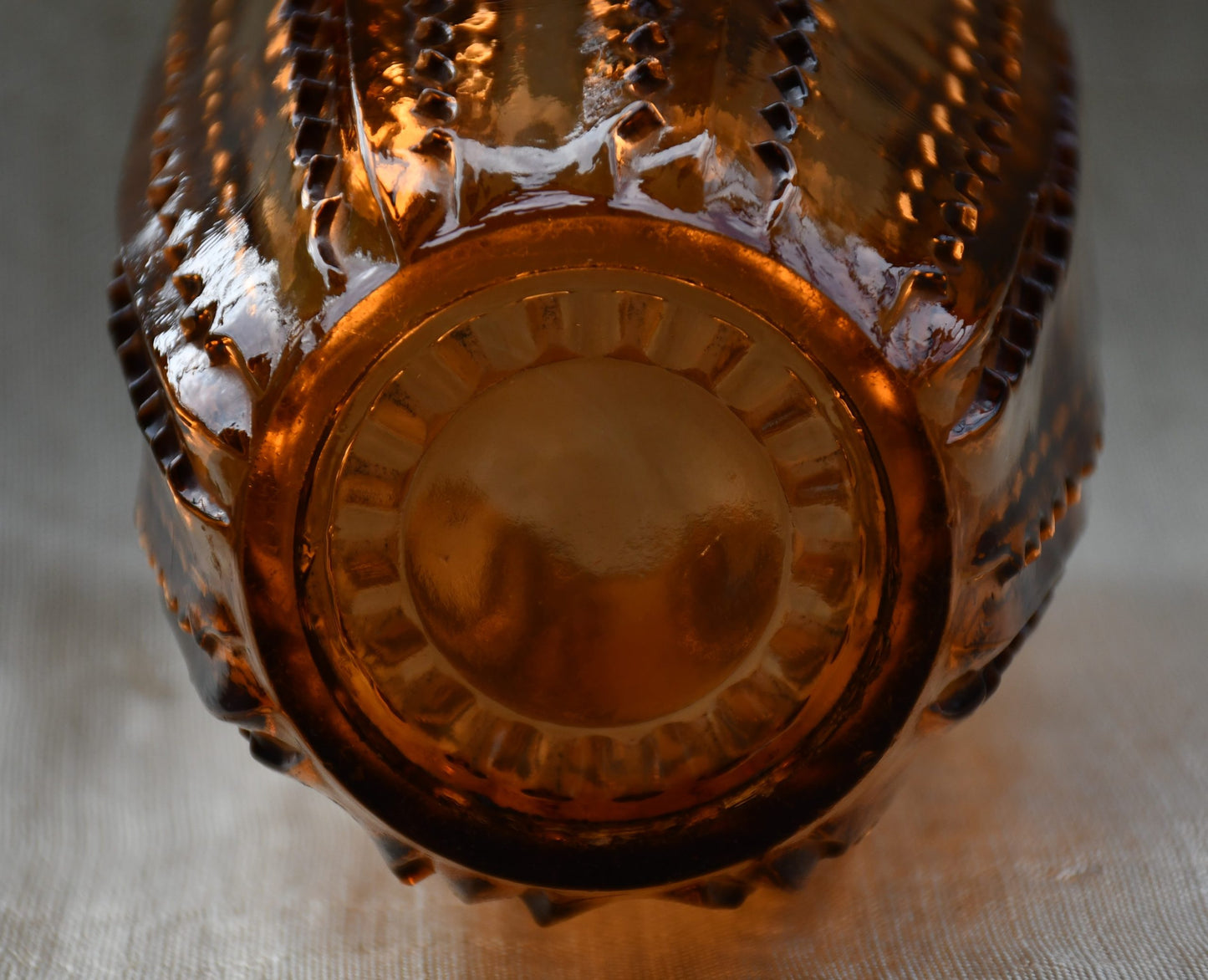 Винтидж ваза - карамел