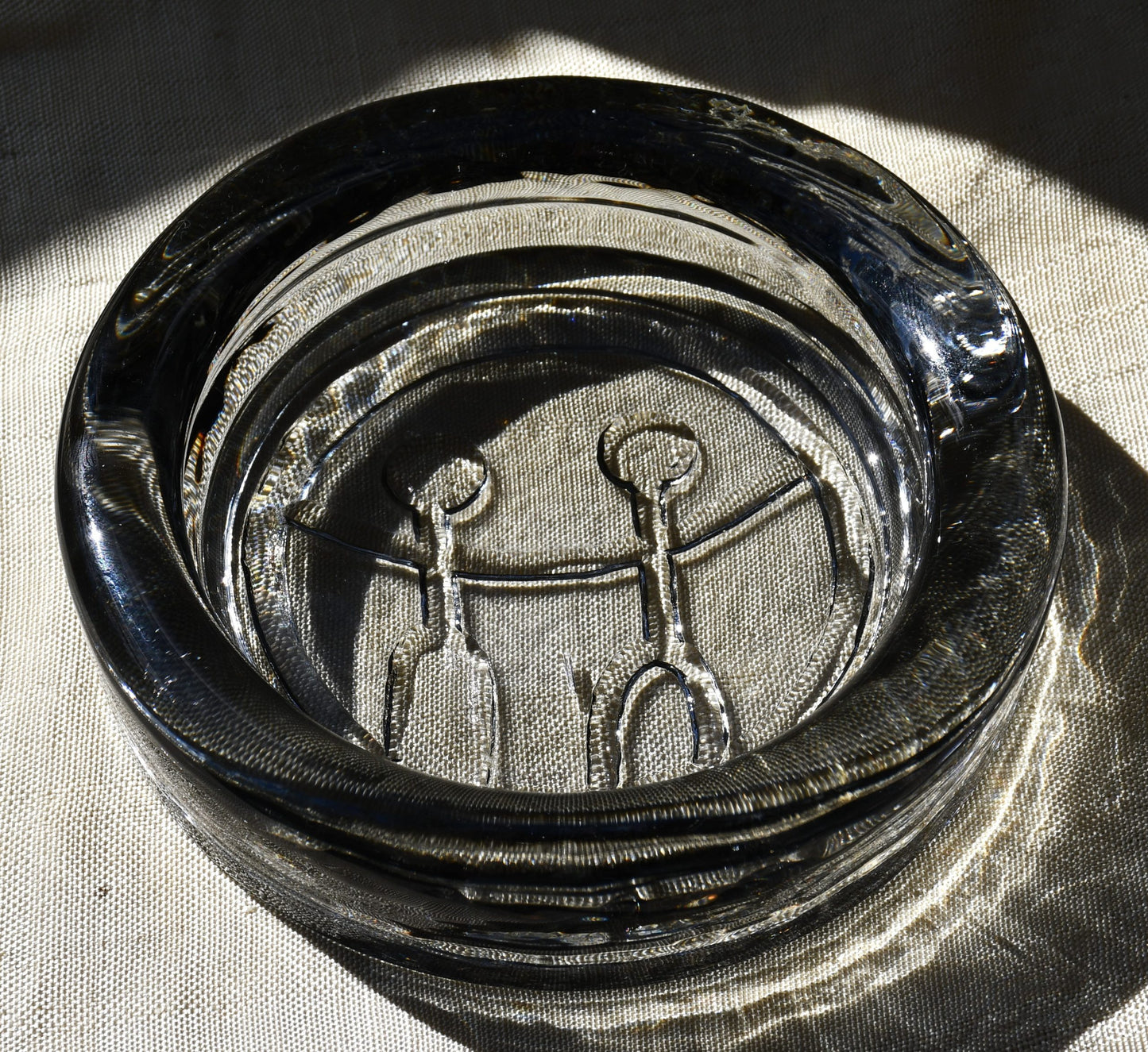 Купа/медалион от Erik Höglund (1932-98) за Kosta Boda