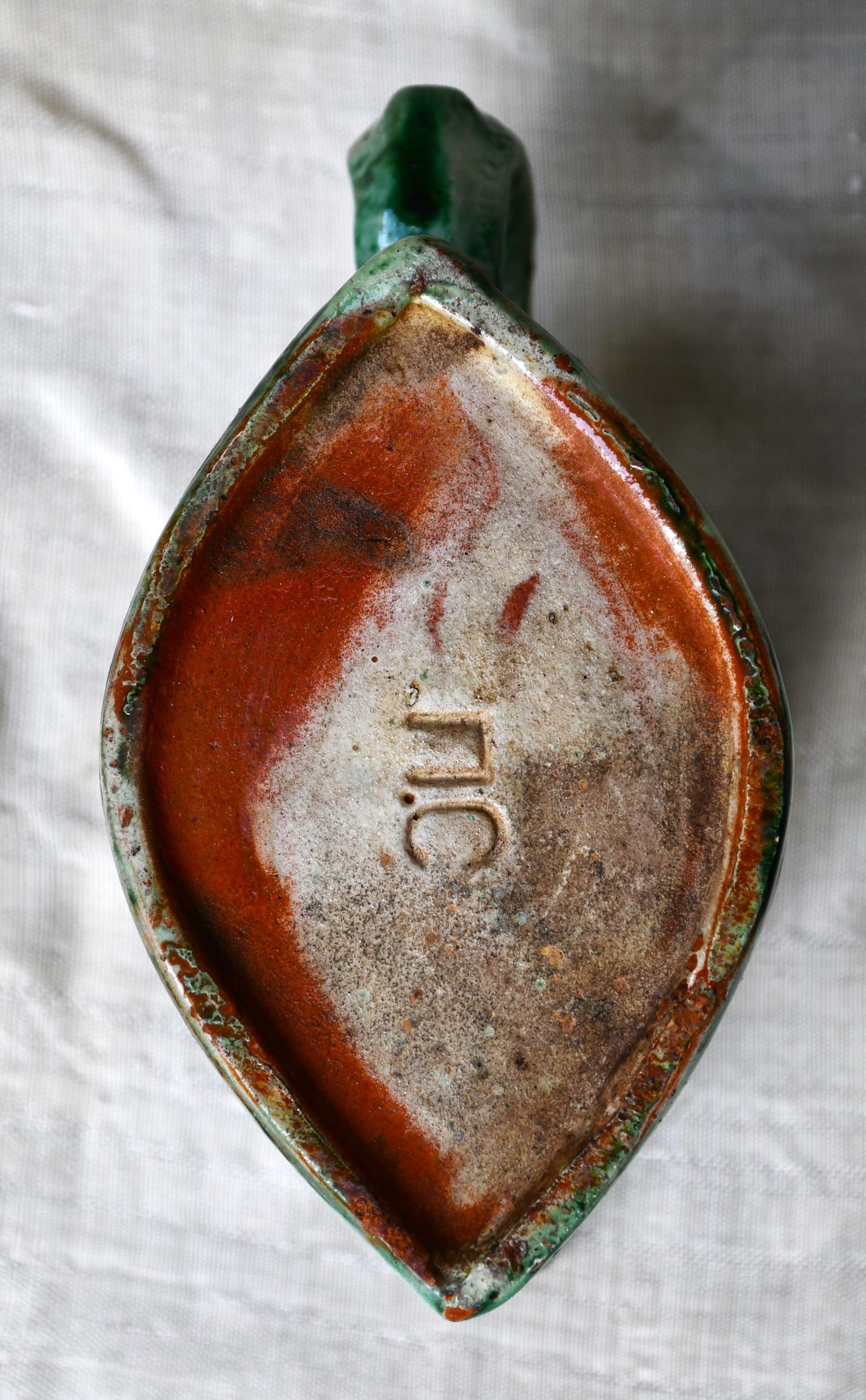 Предвоенна кана за вино - полихромна керамика