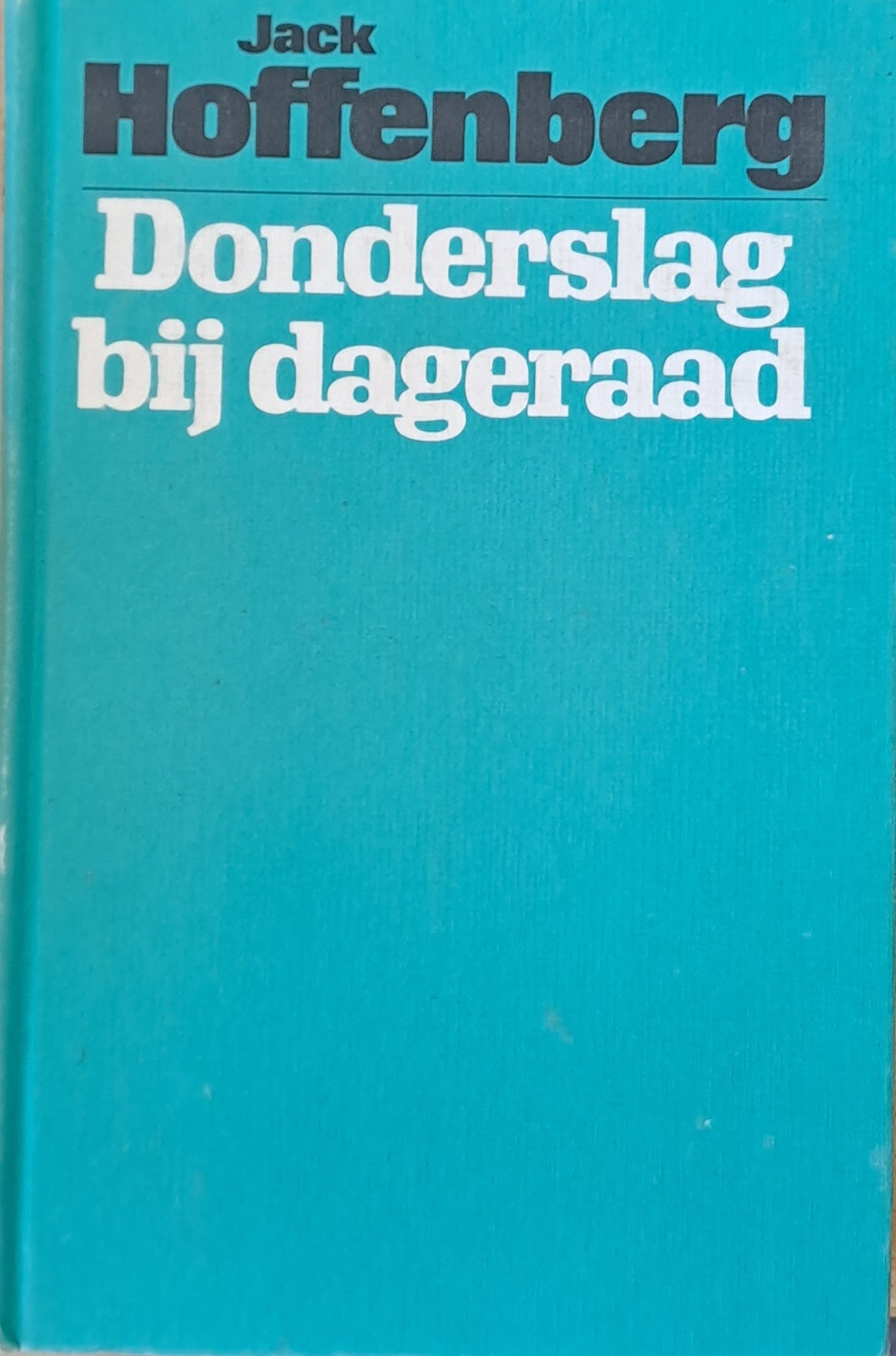 Donderslag bij dageraad