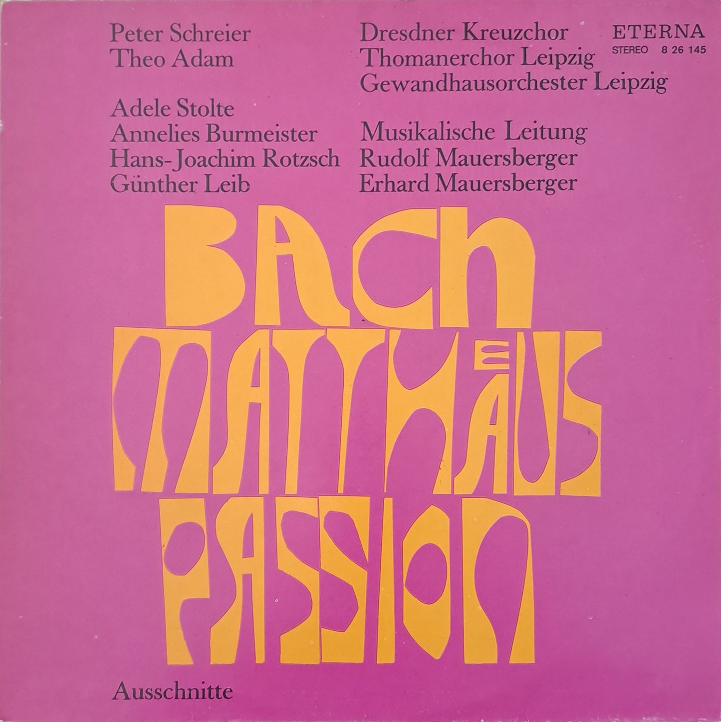 Bach: Matthaus-Passion