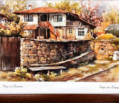 Картина репродукция с рамка и стъкло репродукция