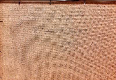 Картина върху фазер - "На кея", Петър Желязков 1996