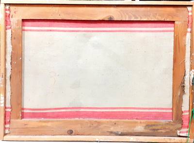 Картина върху плат, масло - от 50-те год.