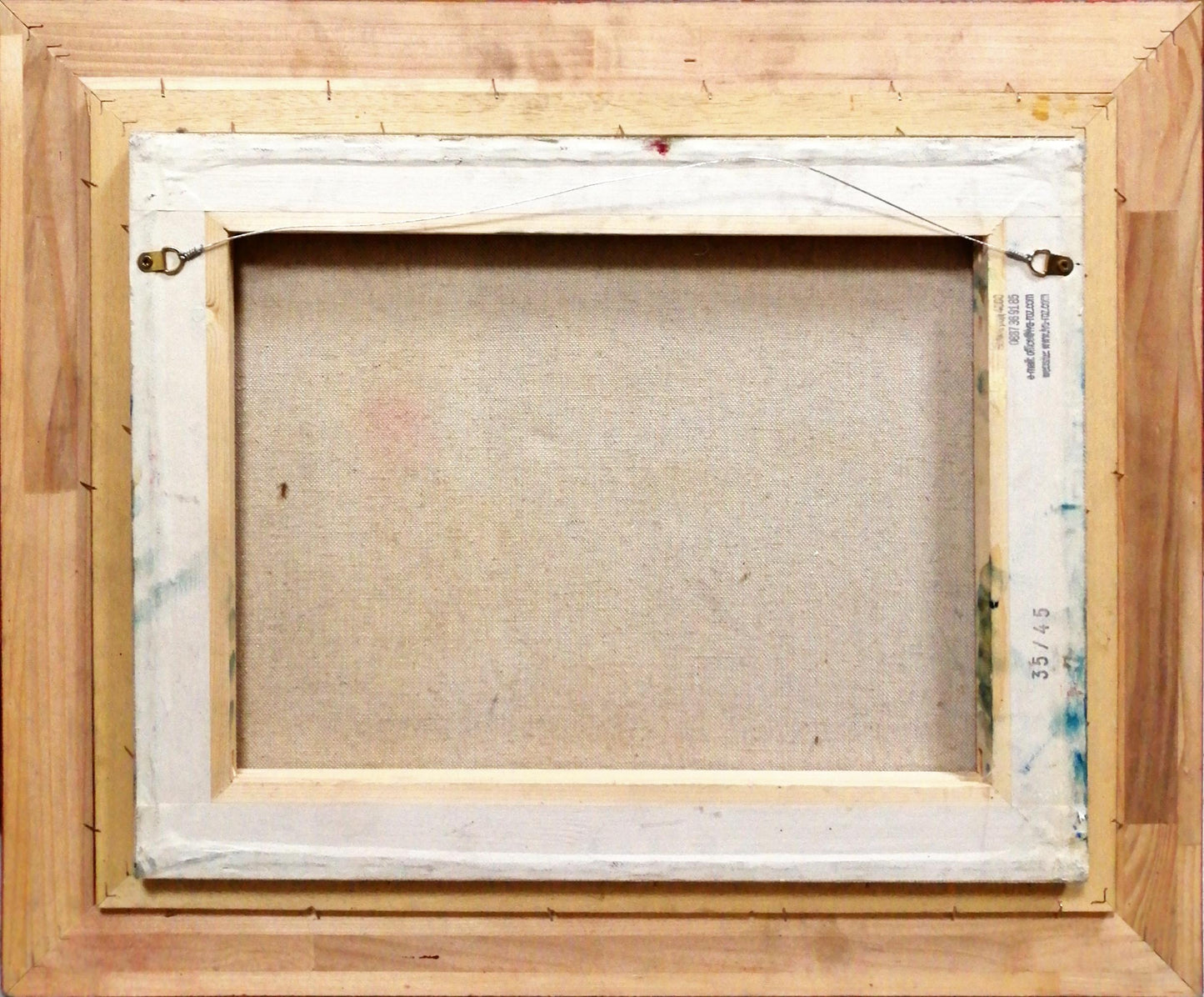 Картина върху платно с рамка, масло -