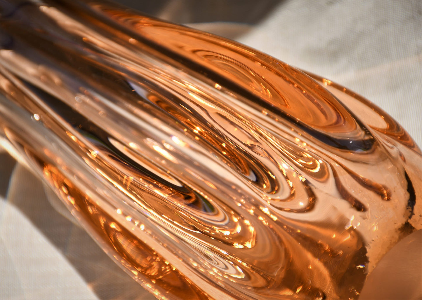 Винтидж Art Glass ваза