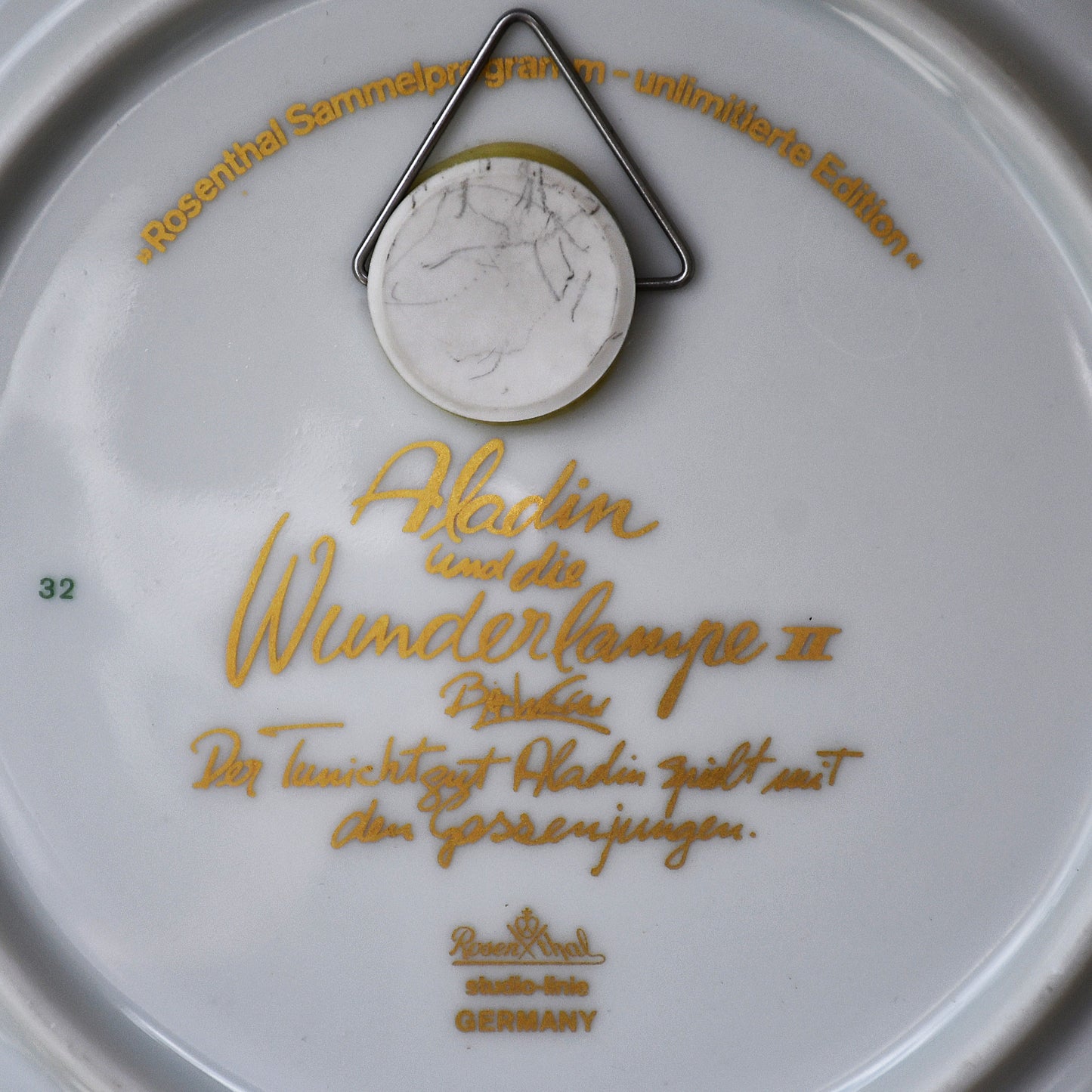 Рядка чиния от серията "Аладин и вълшебната лампа", "Rosenthal"