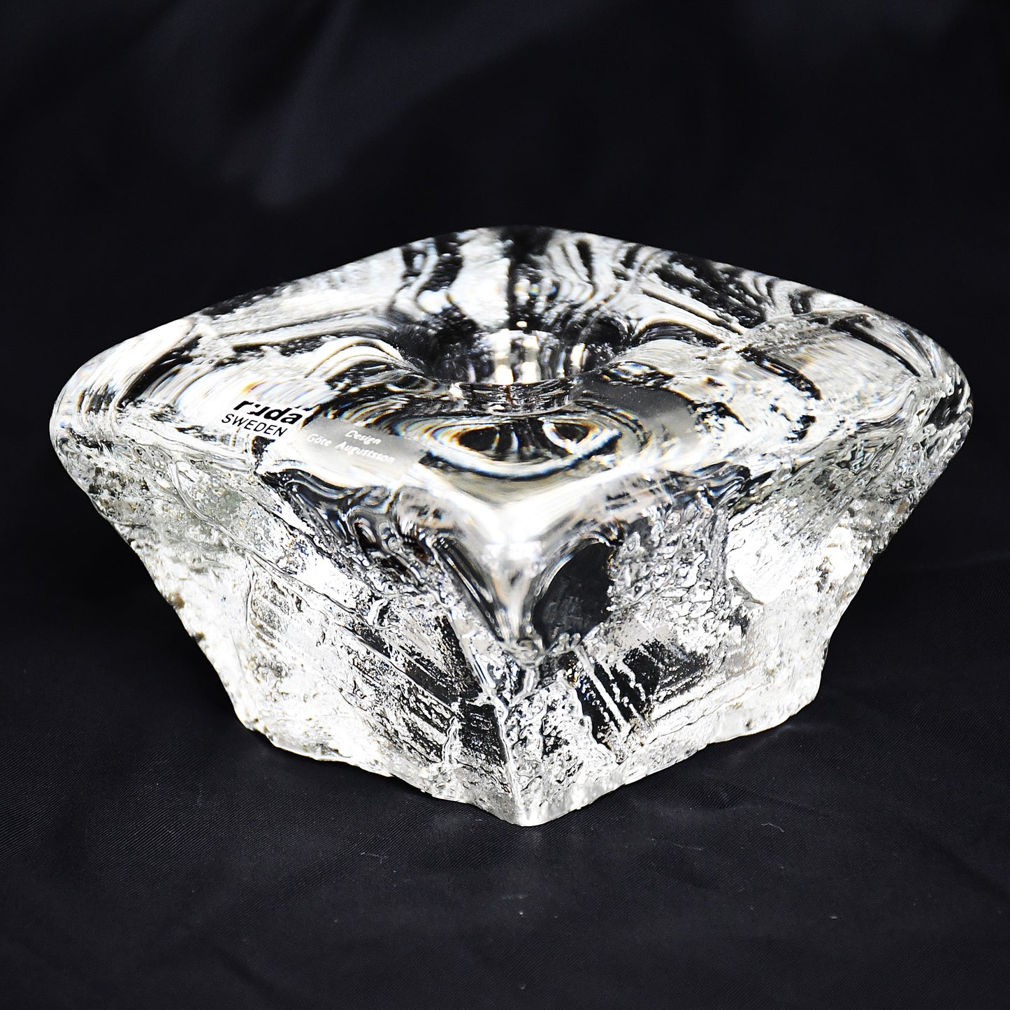Свещник Demant №3 77 - Göte Augustsson / Ruda Glasbruk, Швеция, 1968
