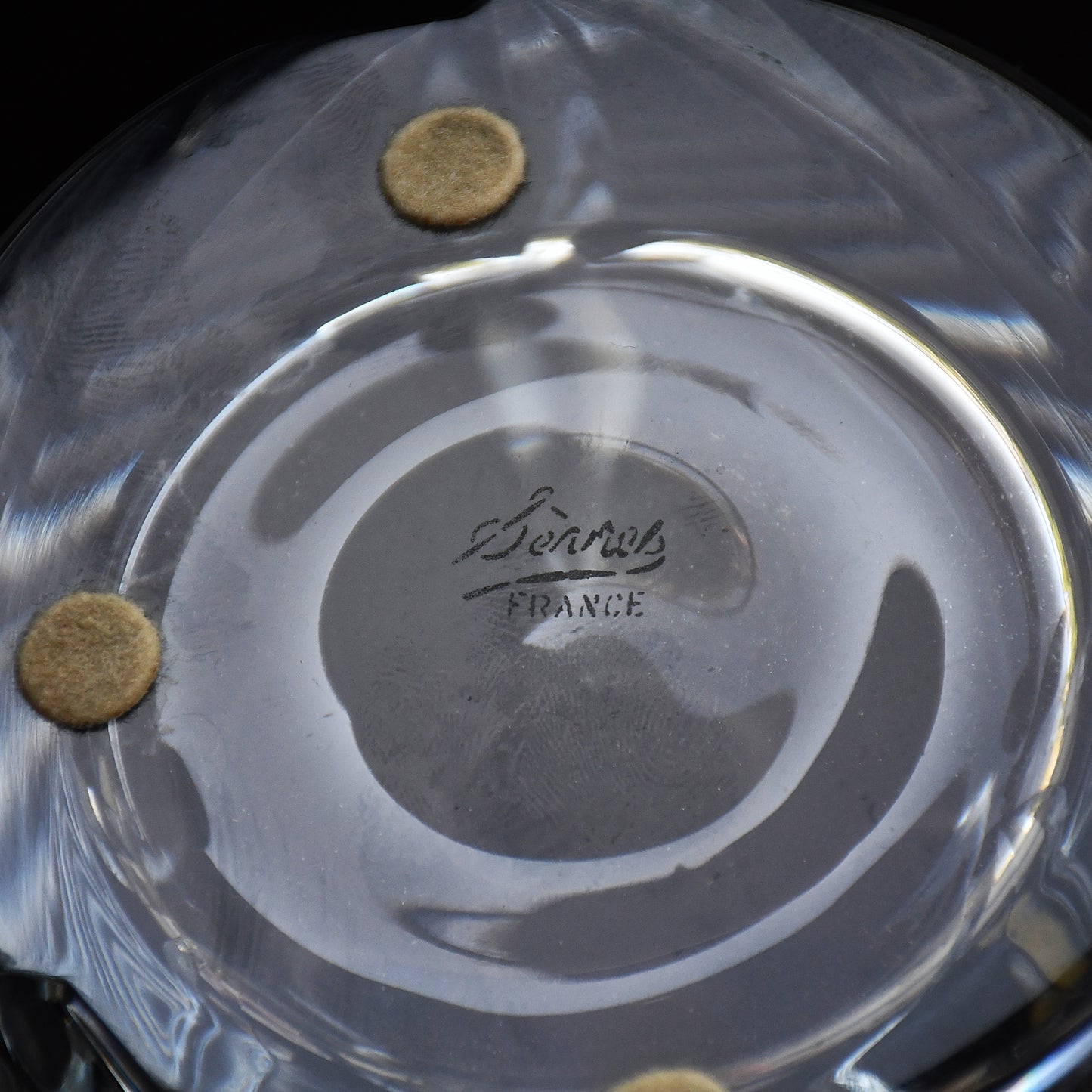 Кристална ледарка с хромова дръжка - Cristal de Sèvres, Франция