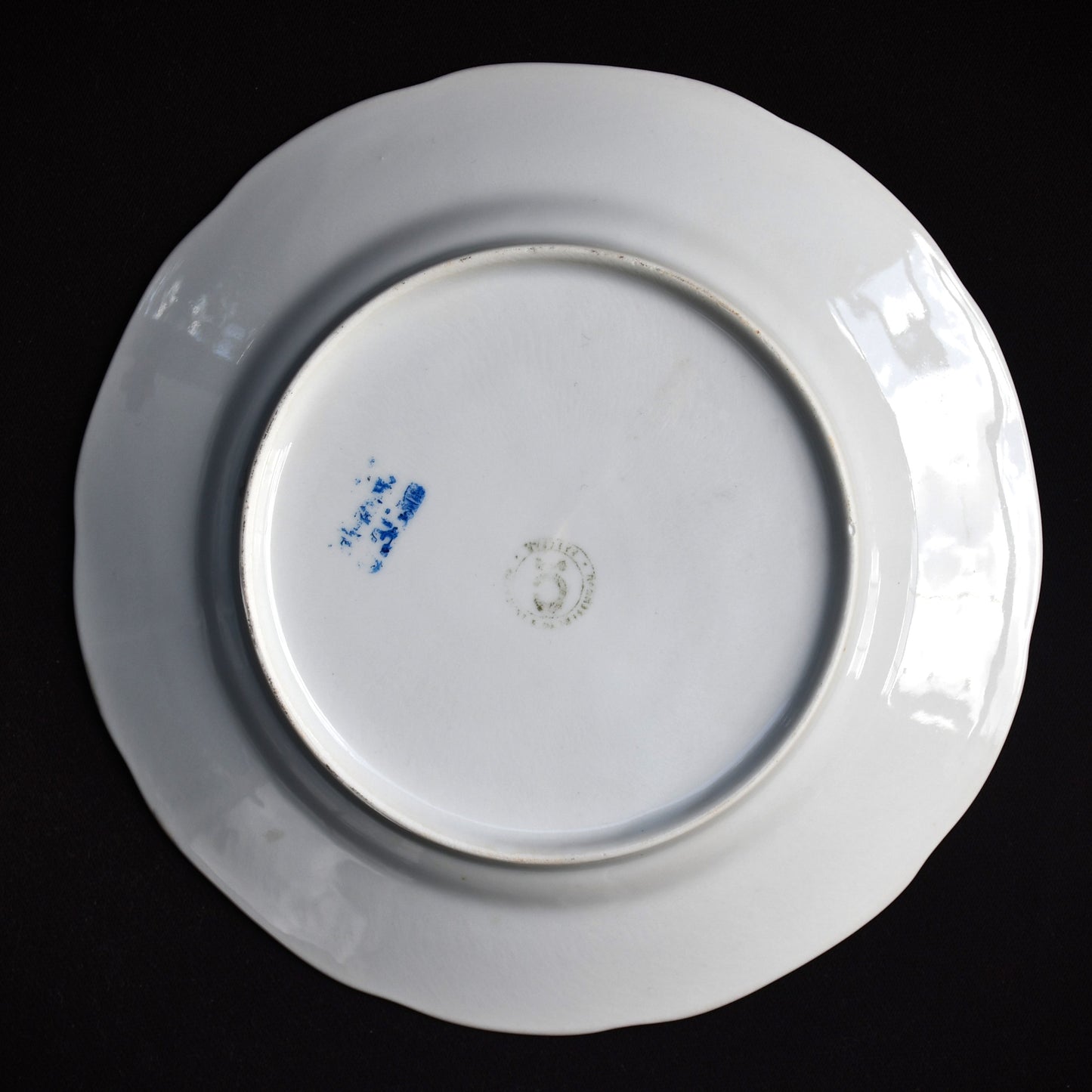 Българска порцеланова чиния (2) - Детски мотив