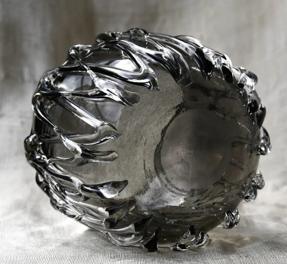 Art Glass винтидж свещник - antique