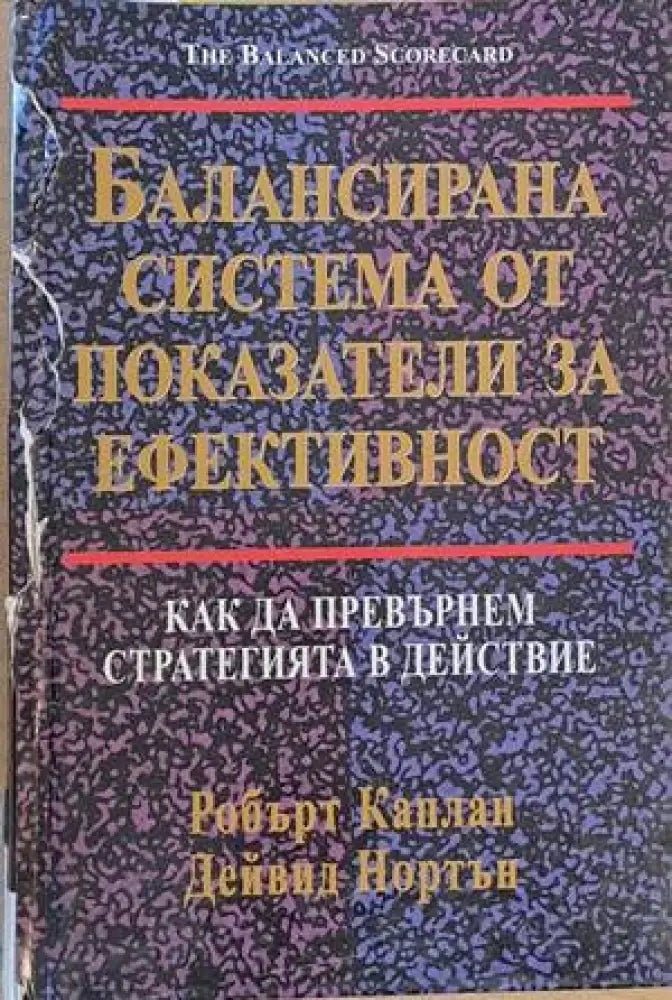Балансирана система от показатели за ефективност (541)