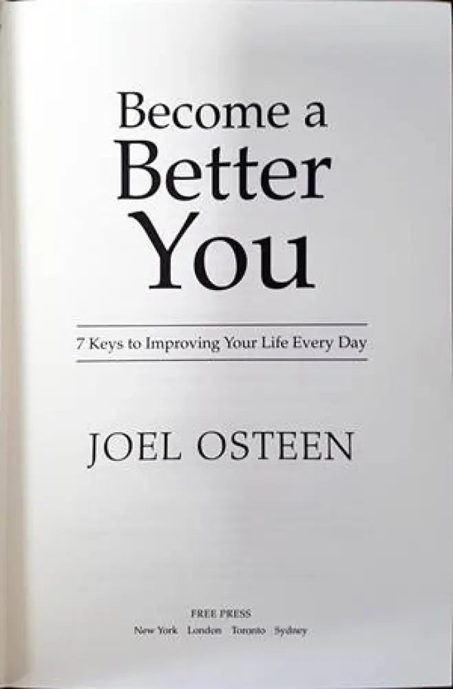 Become a better you - Книги