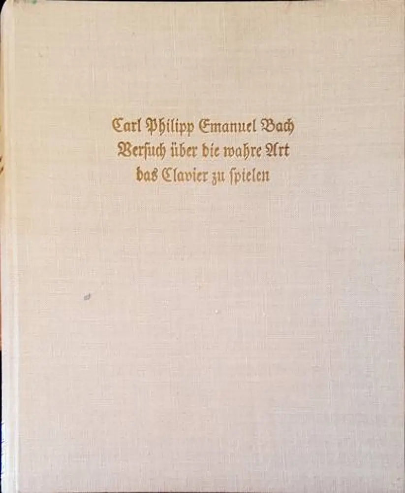 Carl Dhilipp cmanuel bach - Книги