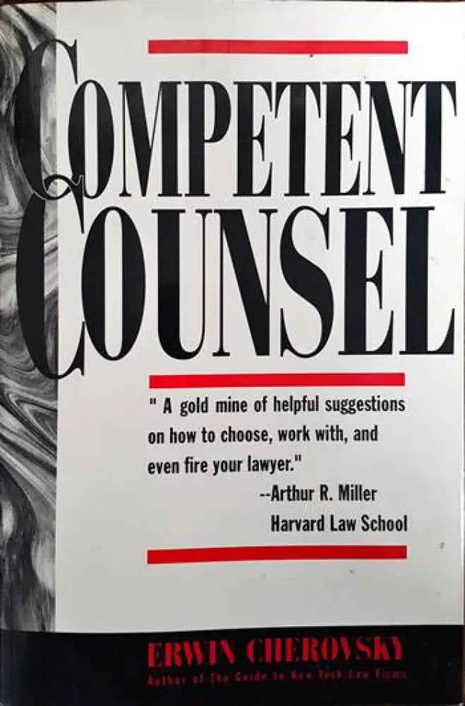 Competent counsel - Книги