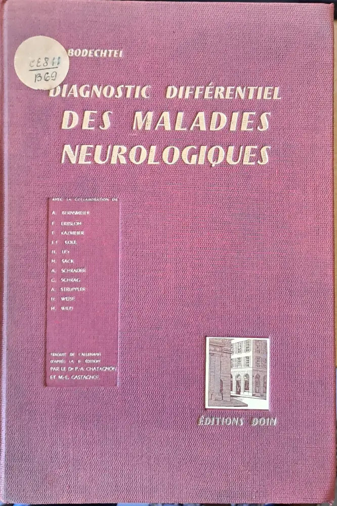 Diagnostic Differentiel Des Maladies Neurologiques - Книги