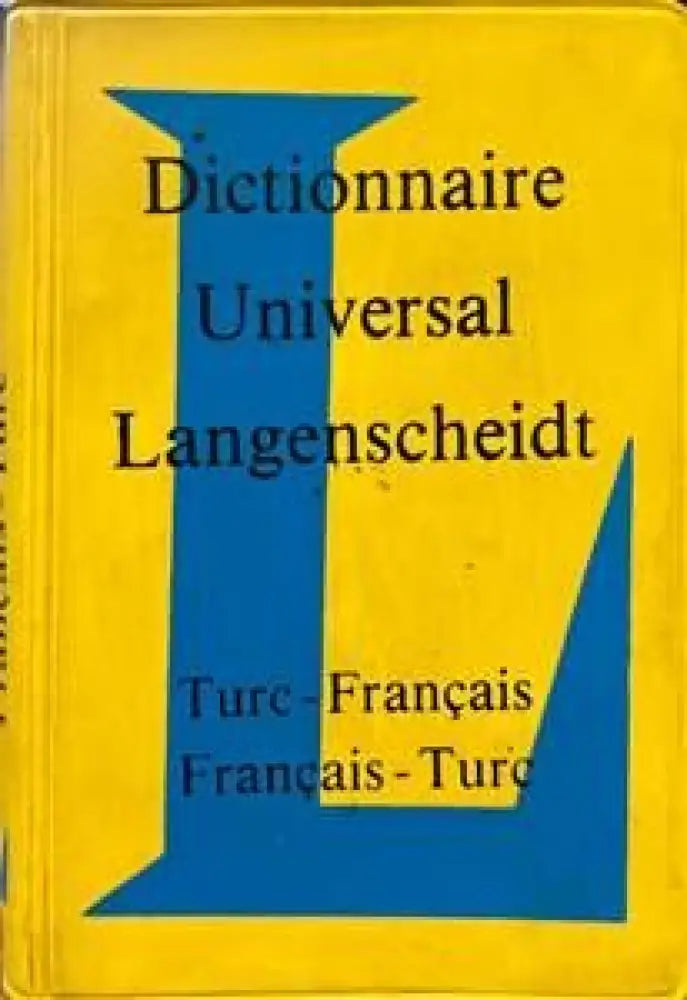 Dictionnaire Universal Langenscheidt. Turc-Francais / Francais-Turc - Книги