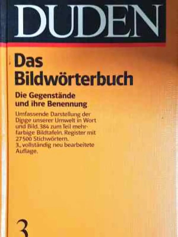 DUDEN Band 3 - Das Bildwörterbuch - Книга