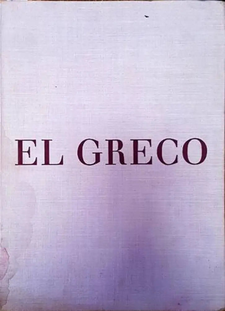 El Greco - Книги