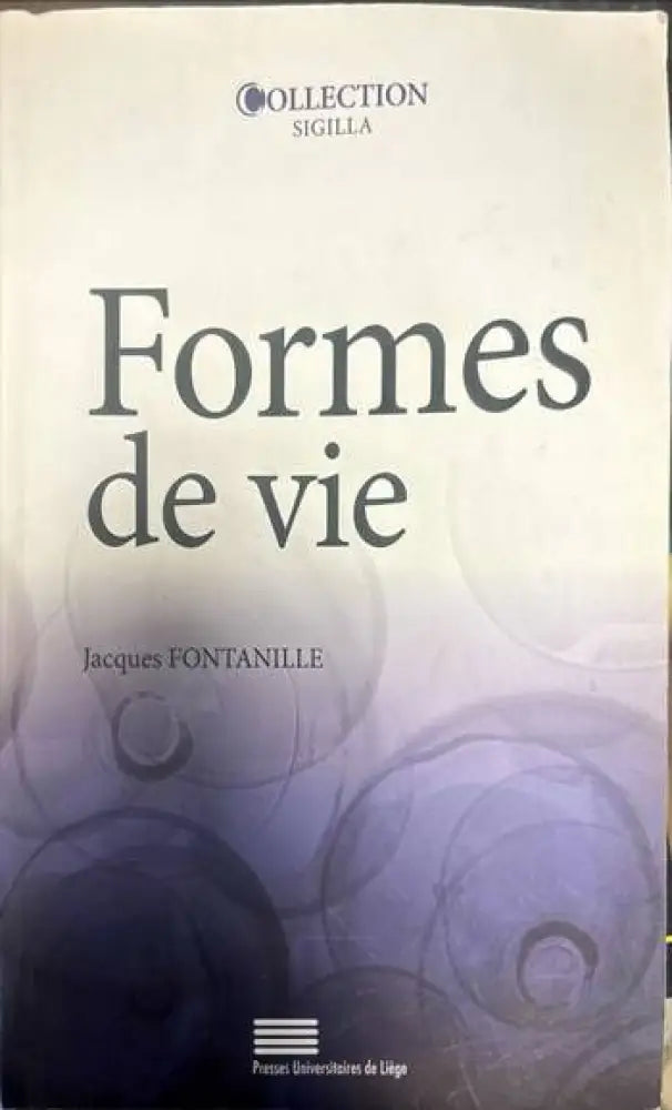 Formes de vie - Книги