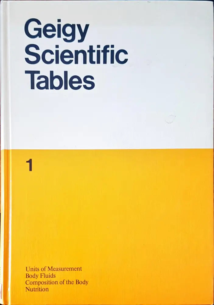 Gegy scientific tables - Книги