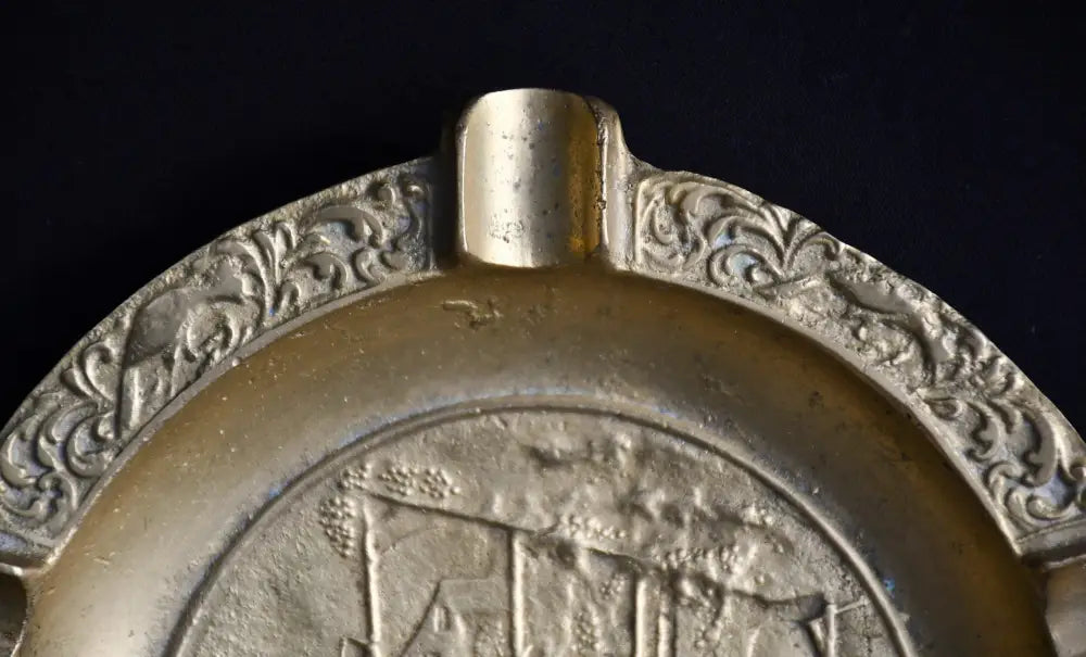Голям бронзов пепелник от Нидерландия - antique
