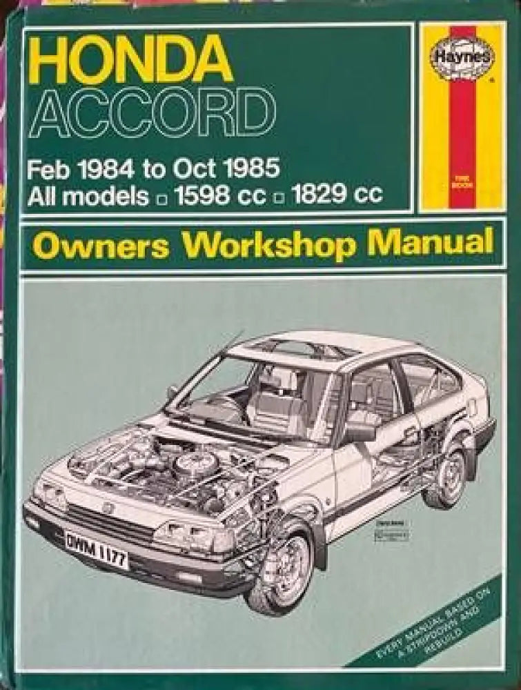 Honda Accord Feb 1984 to Oct 1985 Owners Workshop Manual - Книги