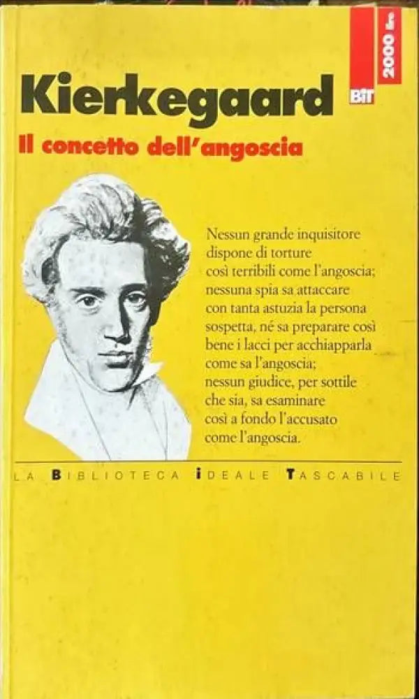 II concetto dell’ angoscia - Книги