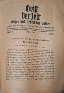 Geist der Zeit. Wesen und Gestalt der Völker. Heft 3, März 1943 (1138)