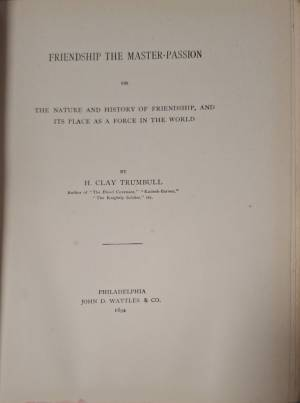 Friendship the Master-Passion (1127)