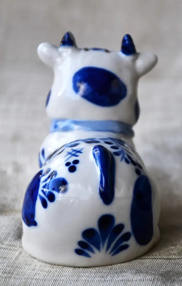 Крава-солница Delft - antique