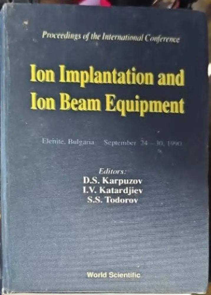 Lon implantation and lon Beam Equipment - Книги