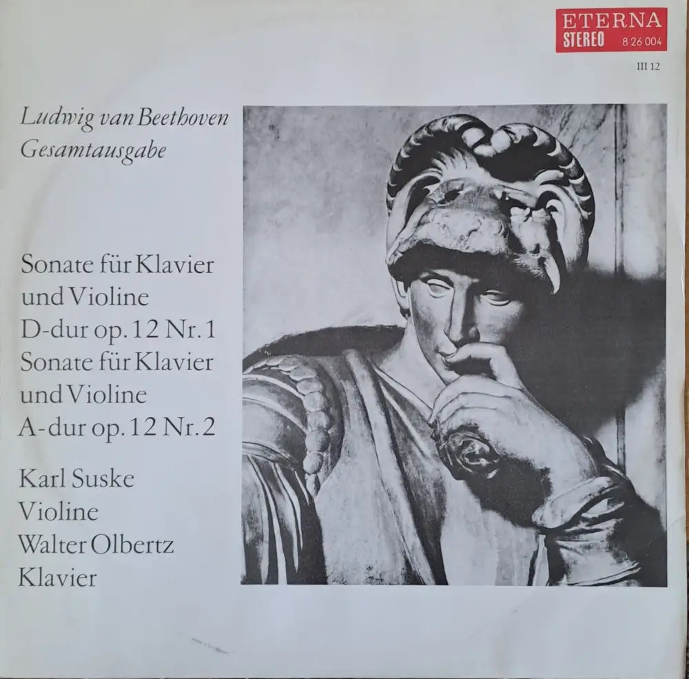 Ludwig van Beethoven: Sonate fur Klavier und Violine D-dur op. 12 № 1 и други - antique