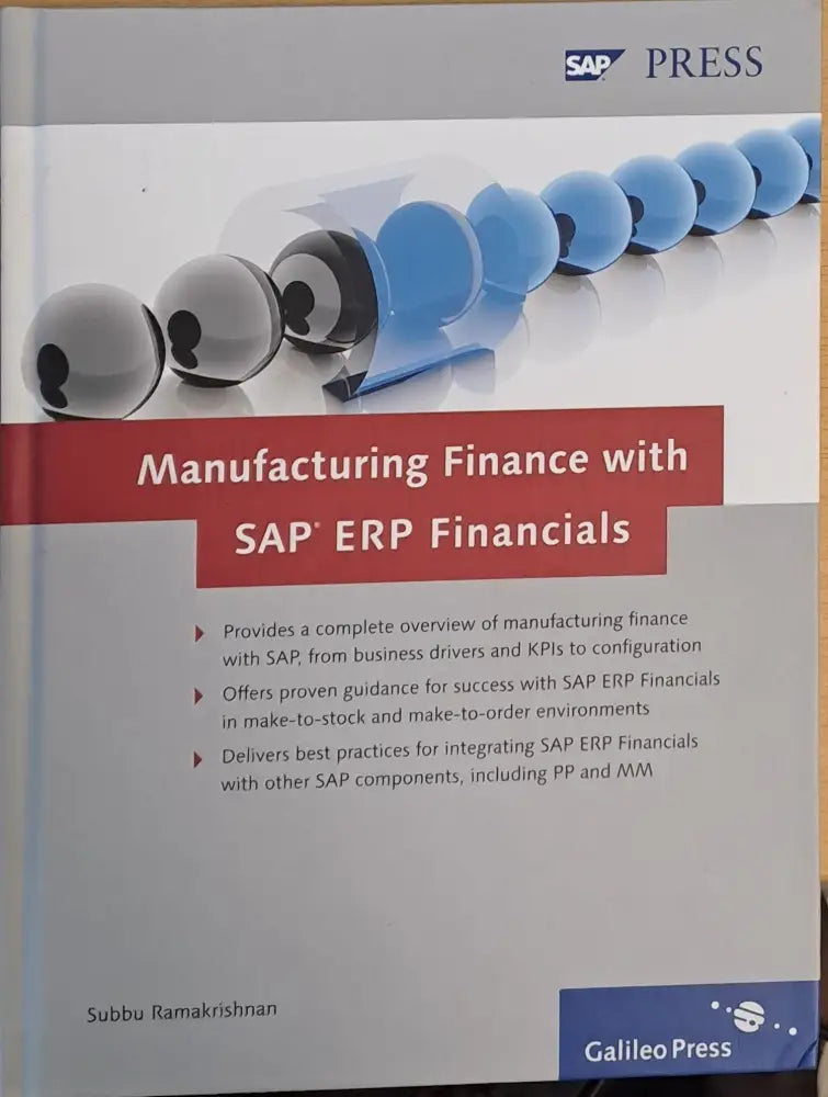 Manufacturing Finance with SAP ERP Financials - Книги