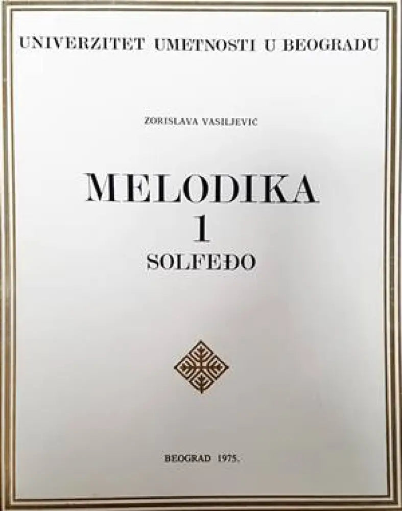 MELODIKA 1 solfeđo (2885)