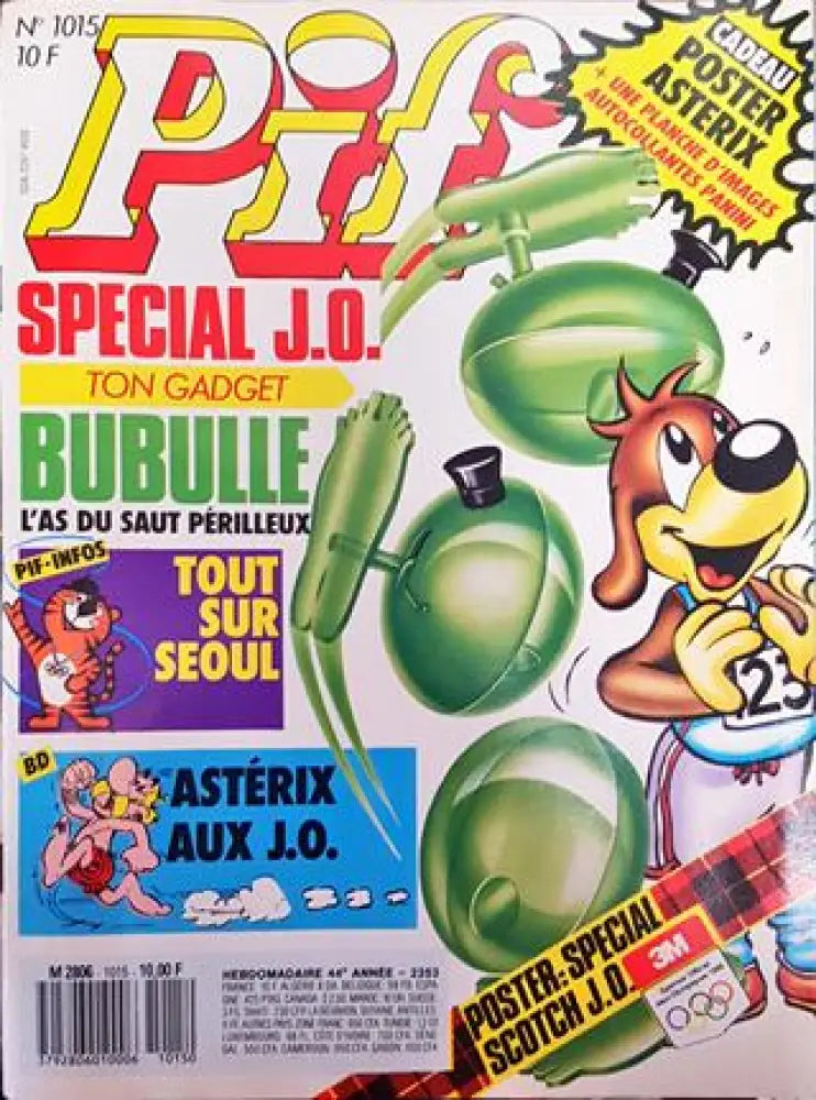 Pif № 1015 / 1988 – Spécial J.O. – Astérix aux J.O. (2033)