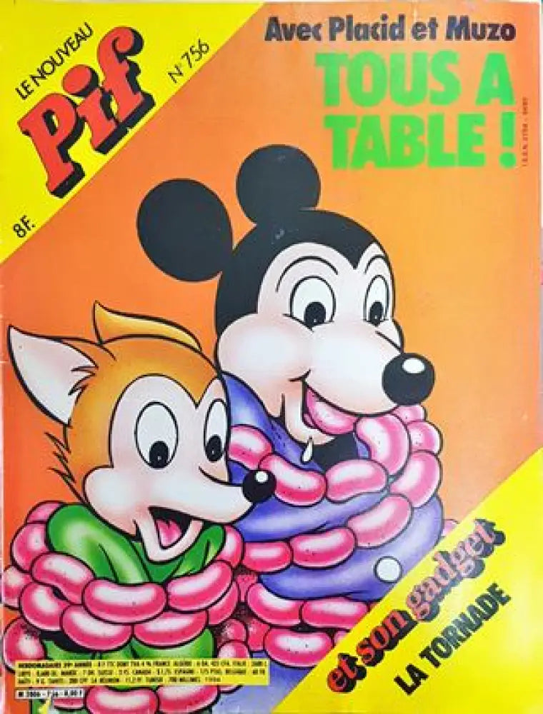 Pif № 756 / 1983 – Avec Placid et Muzo: Tous à Table! (2017)