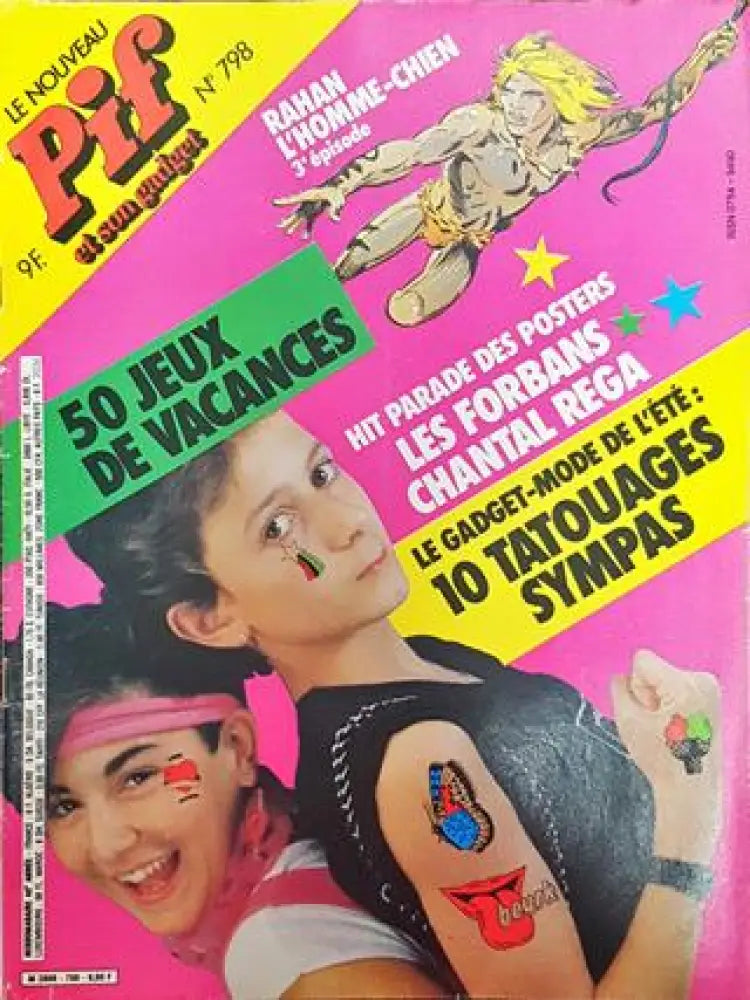 Pif № 798 / 1984 – 50 Jeux de Vacances – Rahan l'Homme-Chien (2037)