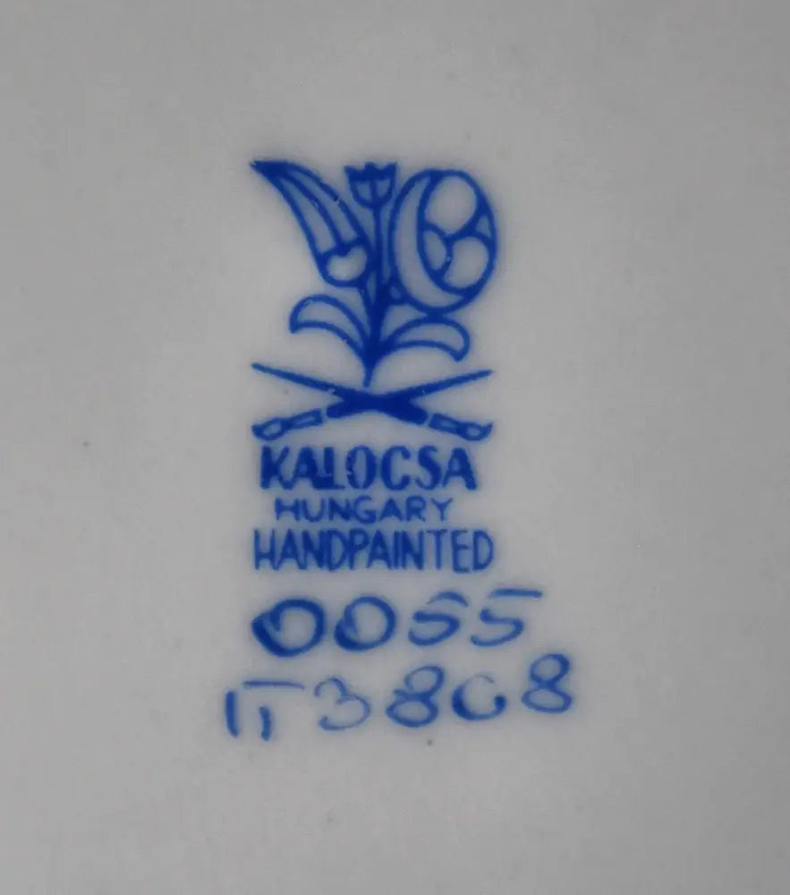 Ръчно рисувана чиния Kalocsa - antique