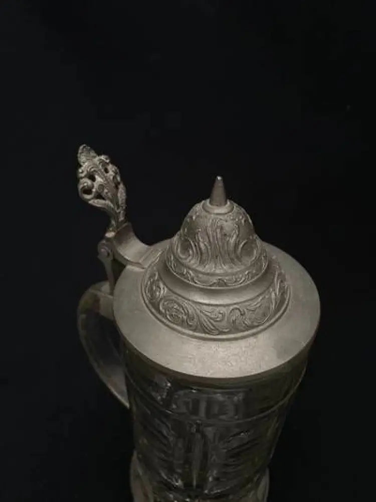 Стъклена халба с капак,вместимост 0,5L (512)