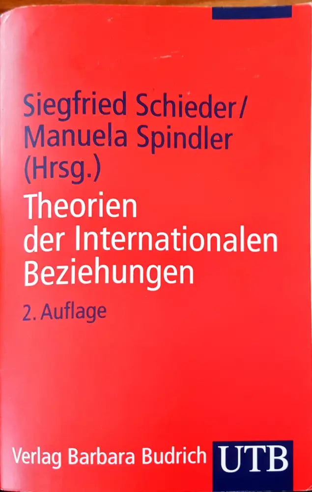 Theorien der internationalen beziehungen - Книги