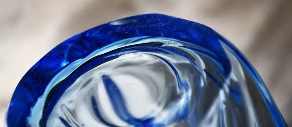 Ваза ’Vatel’ bleu на Рене Делвен - antique