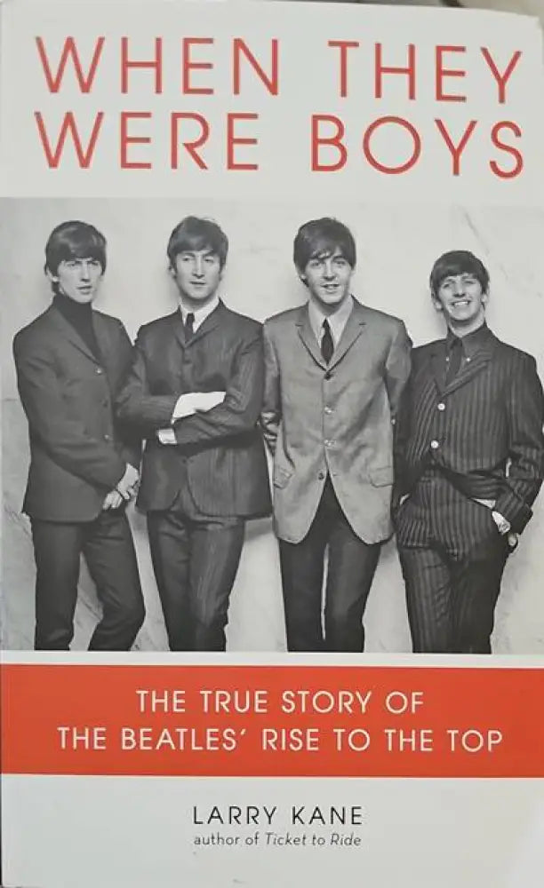 When they were boys - Книги
