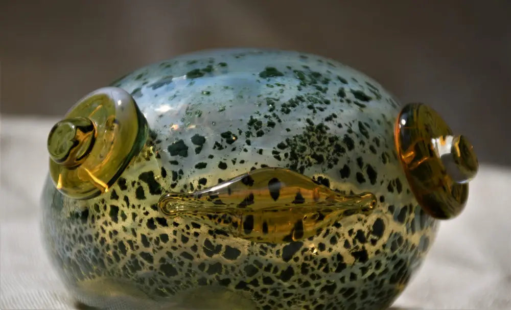 Жаба - art glass - antique