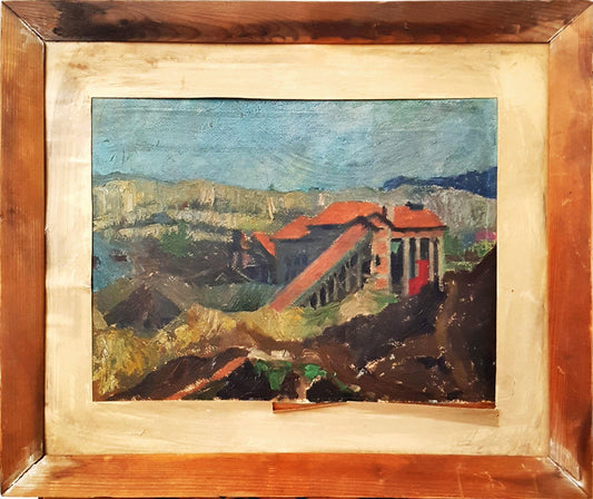 "Мина Болшевик"- масло от Стоян Христов (1131) (1131)